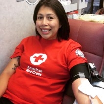 Blood donation for Captn. Dern
