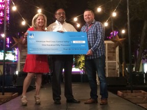 Pacific Gas and Electric Company presents a donation to the Red Cross for the Prepare Central Valley preparedness program